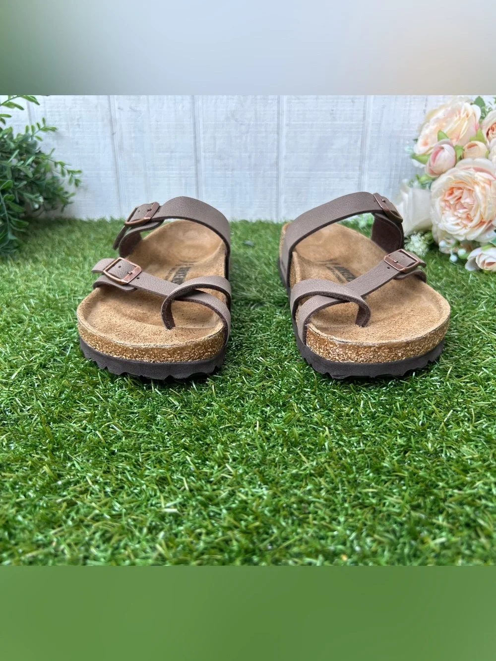 Birkenstock Mayari Mocha Brown sandals Size  36 US 6 women gently used